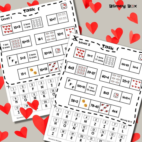 Valentine’s Day Puzzle Pack (Printables for Kids)