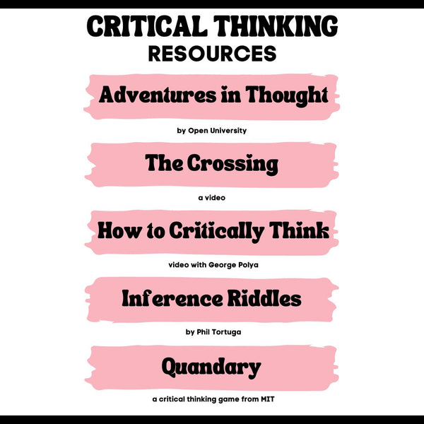 Teach Critical Thinking