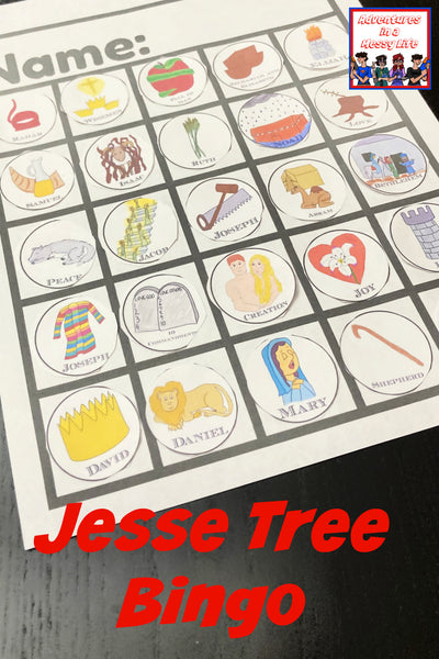 Jesse Tree Bingo