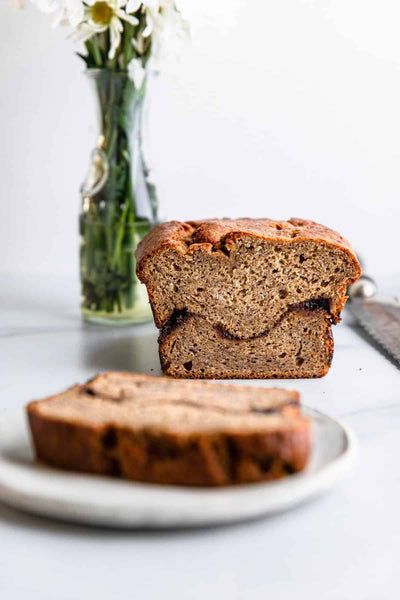 You won’t be able to resist this Cinnamon Banana Bread! Deliciously moist and dense with the wonderfully tasty addition of a cinnamon swirl!