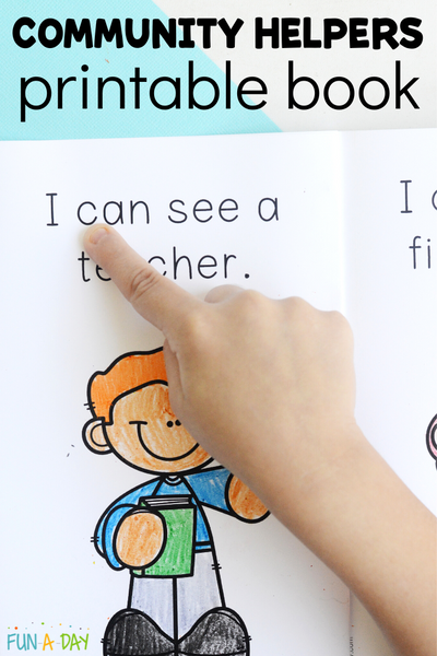 Free Community Helpers Printable Book