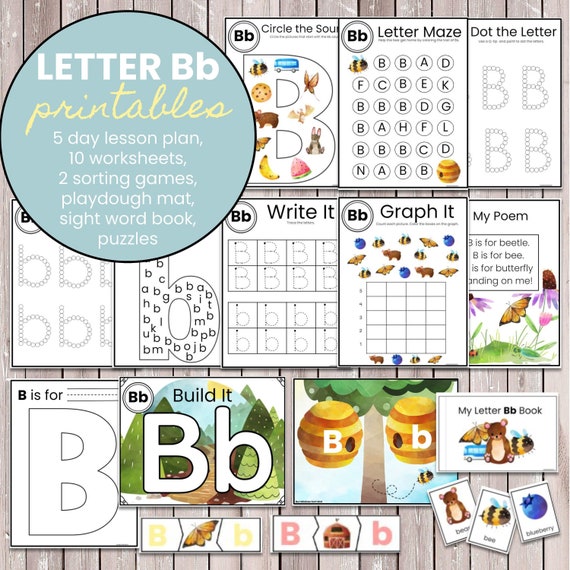 Letter B Activities