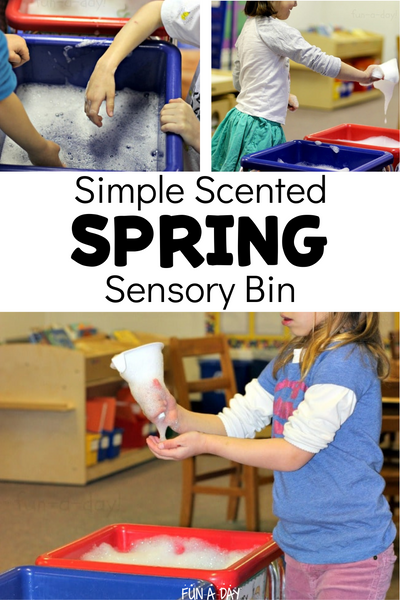 Scented Spring Sensory Bin