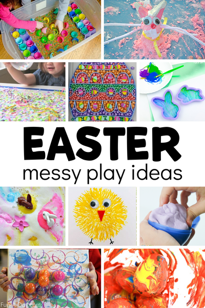 25+ Easter Messy Play Ideas to Try