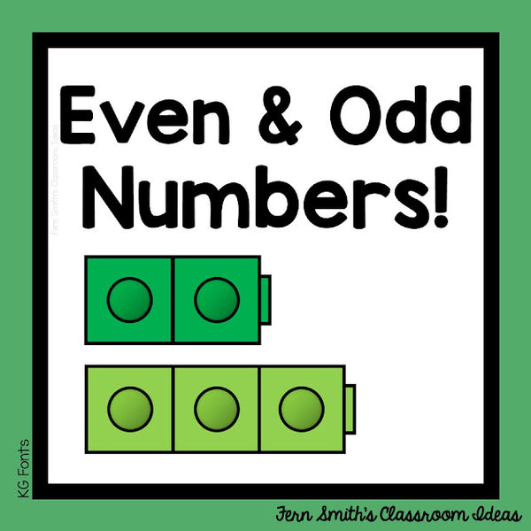 Are You Getting Ready to Teach Even or Odd Numbers in Second Grade?