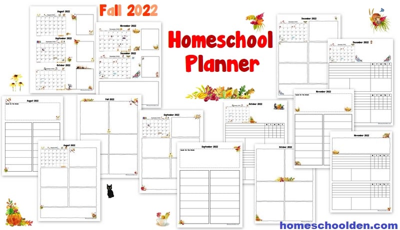 Free Homeschool Planner for Fall 2022