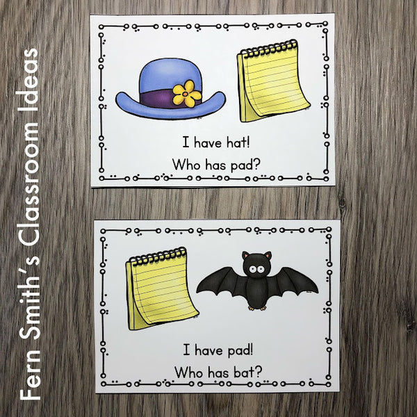 Grab This I Have, Who Has? CVC Words with Middle Vowel Sounds Card Game Resource Bundle For Your Class Today!