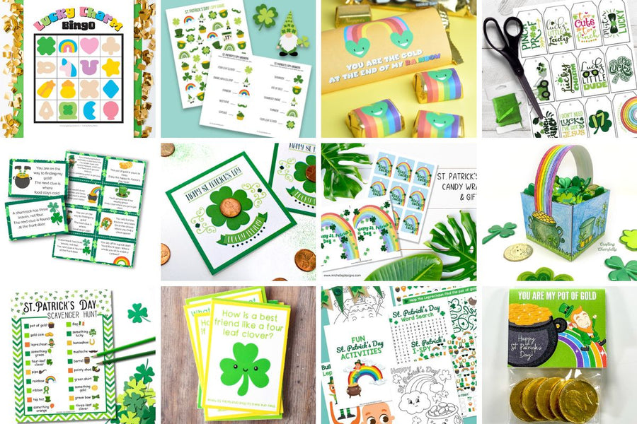 41 Free Printable St Patricks Day Crafts and Activities