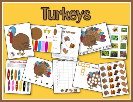 Turkey Printable Pack & More