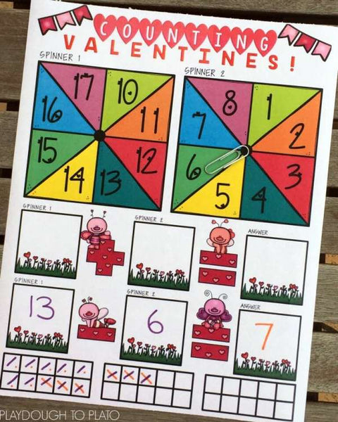 Valentine’s Addition and Subtraction Printables