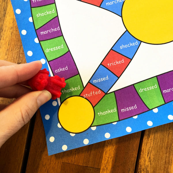 Practice ed Endings with Free Printable BINGO Game