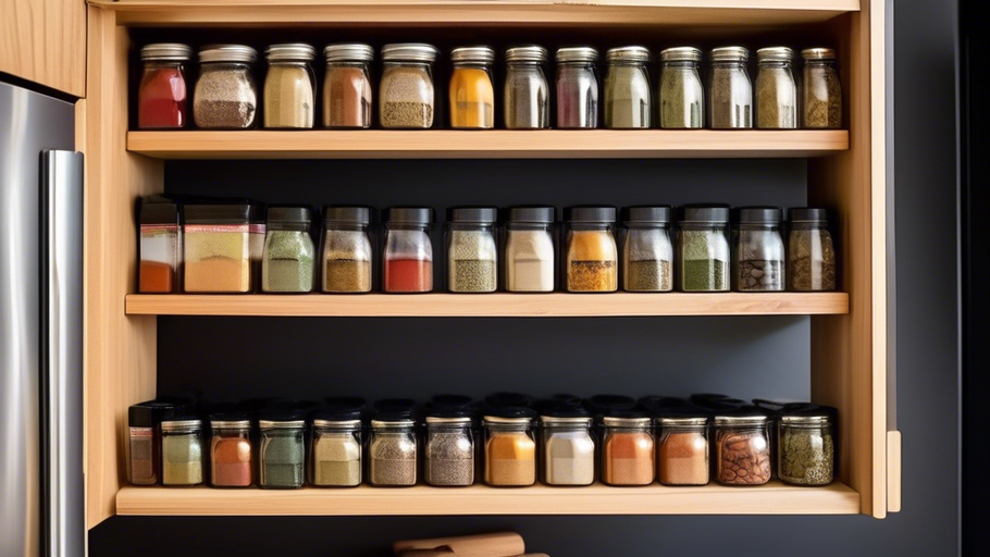 Single-Tier Spice Rack: The Perfect Organizer