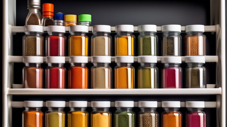 Organize Your Spices with a Plastic Spice Rack