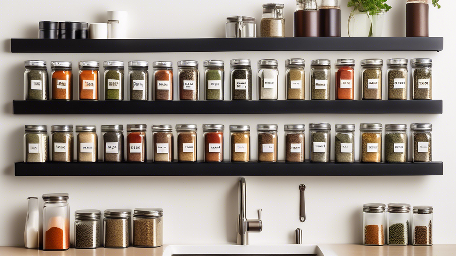 Container Spice Rack for Maximum Organization