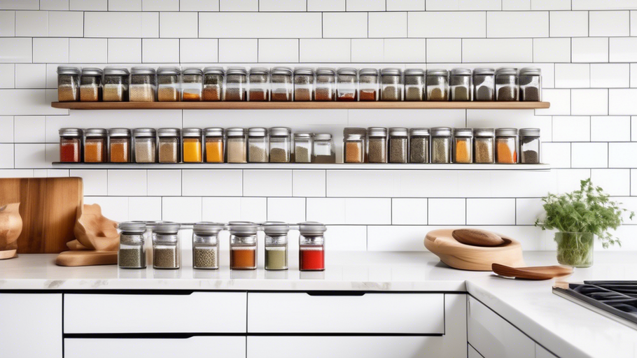 Spruce Up Your Kitchen with a Grey Spice Rack