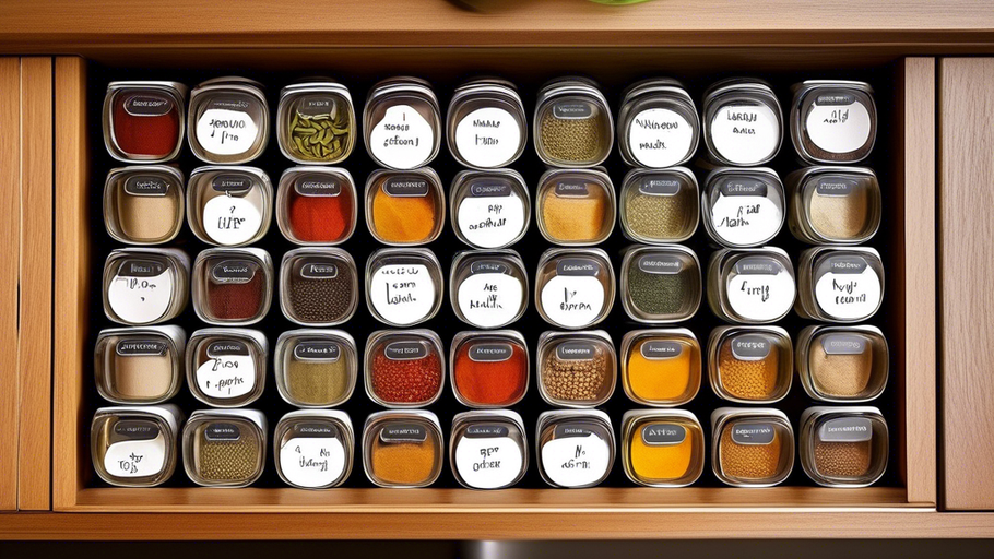 Spice Drawer Organization Made Easy