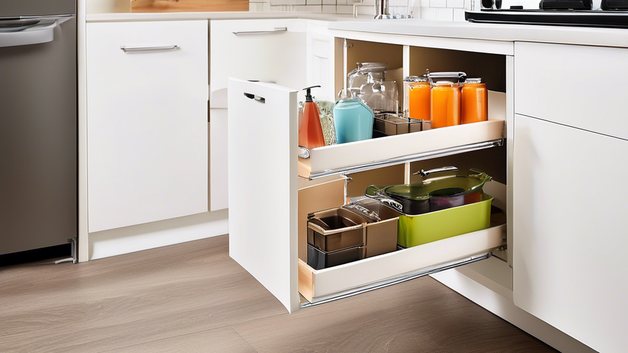 Maximize Storage: Space-Saving Pull-Out Cabinet Organizers