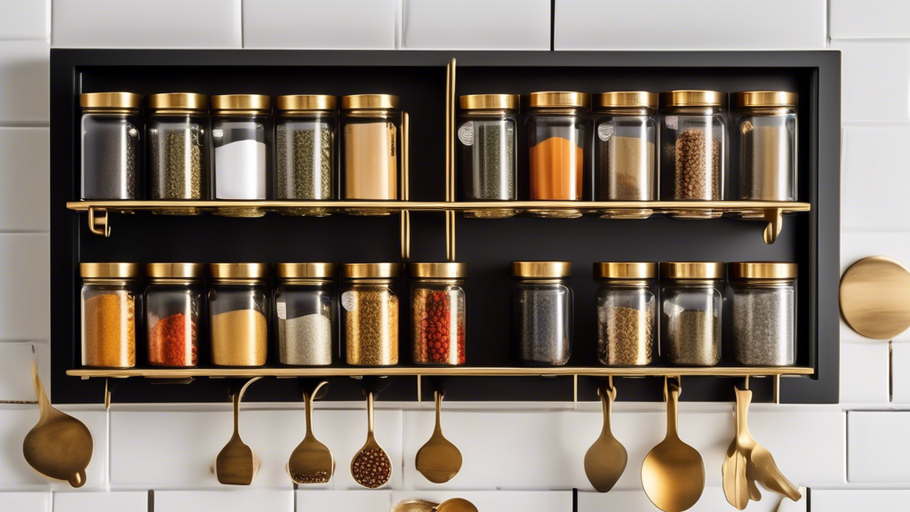 Black Spice Rack: An Elegant Touch to Your Kitchen