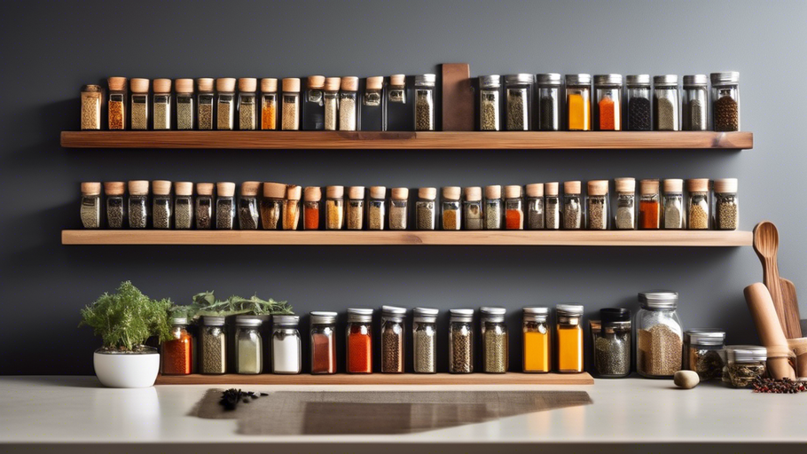 Space-Saving Spice Storage: Hangable Spice Rack