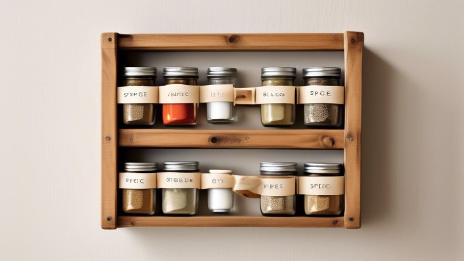 DIY Spice Holder: Organize Your Kitchen with Style