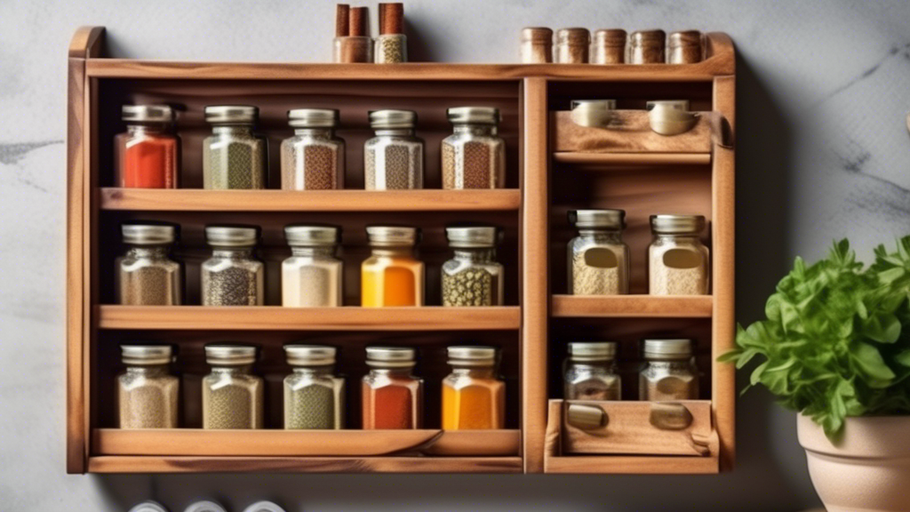 DIY Spice Rack: A Wooden Masterpiece