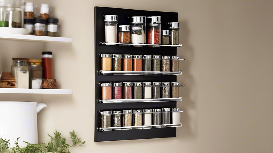 Chrome Spice Rack: A Sleek and Organized Storage Solution