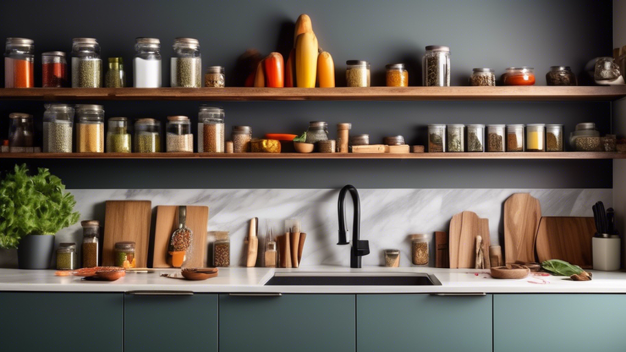 Spice Up Your Kitchen: Countertop Shelf Solutions