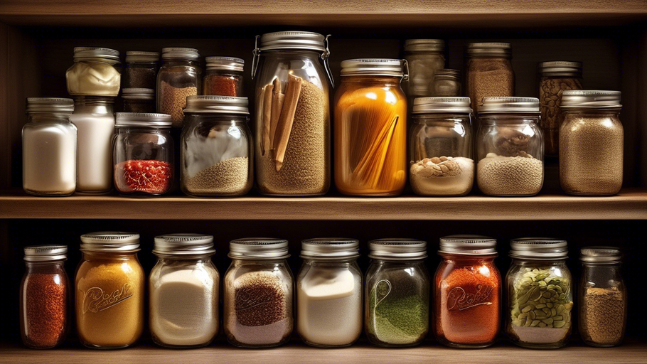 Spice Up Your Life with Mason Jar Storage