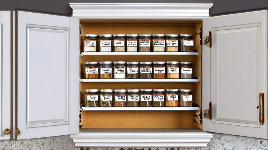 DIY Spice Cabinet Pull Out