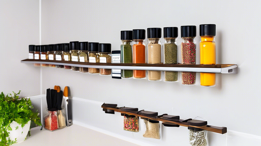 Floating Spice Rack: Elevate Your Kitchen Organization