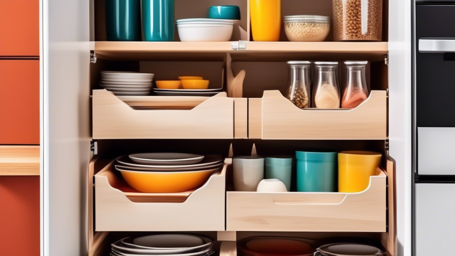 Space-Saving Kitchen Cabinet Storage Solutions