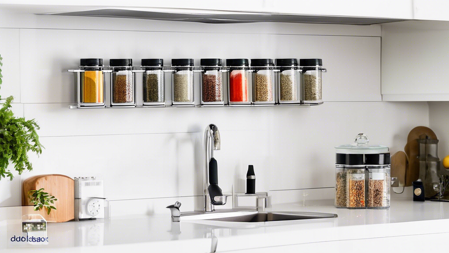 Orii 20 Jar Spice Rack: Space-Saving Kitchen Storage