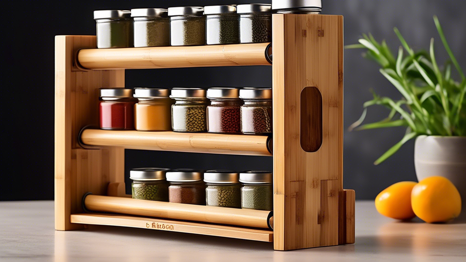 Expand Your Spice Storage: Bamboo Expandable Spice Rack