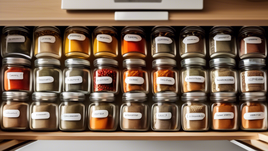 Drawer Spice Organisation Made Easy