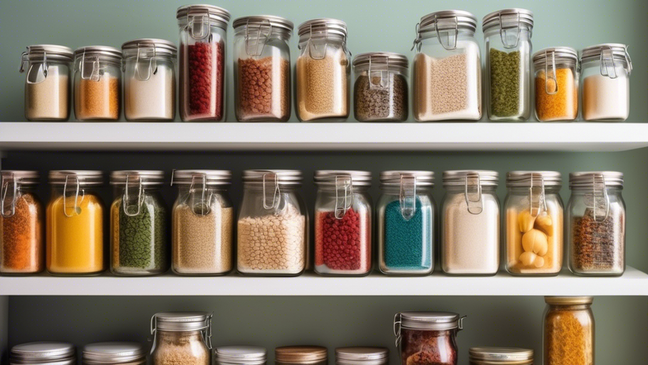 Organize Your Kitchen with a Jar Shelf