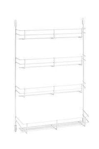 Rev-A-Shelf 565-14-52 Wall 14" Door Mount Spice Rack - Wire-White - Productive Organizing
