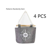 Load image into Gallery viewer, Fellibay Storage Basket Collapsible Linen Storage Bag Wall Hanging Basket Storage Bags Over Door Hanging Organizer Home Closet Wall Door Hanging Bag for Bedroom, Kitchen, Bathroom(4Pack) - Productive Organizing