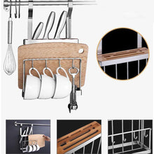 Load image into Gallery viewer, 304 Stainless Steel Kitchen Shelves Wall Hanging Turret 3 Layer Spice Jars Organizer Foldable Dish Drying Rack Kitchen Utensils Holder - Productive Organizing
