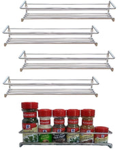 Load image into Gallery viewer, Premium Presents 5 Pack. Wall Mount Spice Rack Organizer for Cabinet. Spice Shelf. Seasoning Organizer. Pantry Door Organizer. Spice Storage. 12 x 3 x 3 inches Brand - Productive Organizing