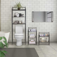 Load image into Gallery viewer, Sorbus Bathroom Storage Shelf Over Toilet Space Saver, Freestanding Shelves for Bath Essentials, Planters, Books, etc - Productive Organizing